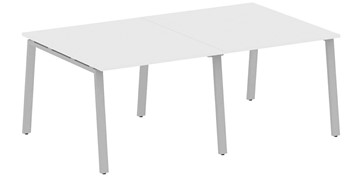Конференц-стол БА.ПРГ-2.1, Белый/Серый в Нижнекамске