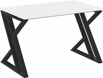 Письменный стол Loft VR.L-SRZ-2.7, Белый Бриллиант/Черный металл в Альметьевске