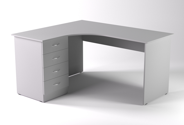 Офисный стол СТЛ.15.13.6, Серый в Нижнекамске - изображение