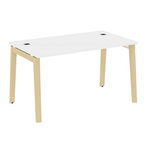 Стол для руководителя Onix Wood Direct OW.SRR-3.8, Белый Бриллиант/Дуб Светлый в Нижнекамске