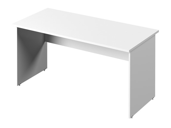 Письменный стол С-12, цвет Белый в Нижнекамске - изображение