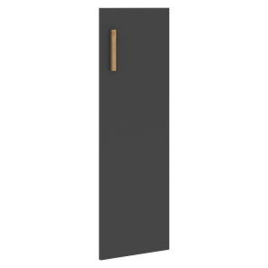 Дверь для шкафа средняя правая FORTA Черный Графит FMD40-1(R) (396х18х1164) в Альметьевске