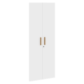 Двери для шкафов высокие с замком FORTA Белый FHD 40-2(Z)  (794х18х1932) в Альметьевске