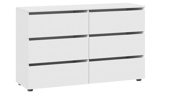 Комод с 6 ящиками Денвер (Белый) в Нижнекамске - изображение