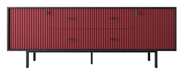 Комод с дверцами и ящиками Emerson (EM19/red/L) в Набережных Челнах