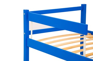 Защитный бортик для детской кровати Skogen синий в Набережных Челнах