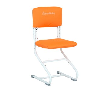 Комплект чехлов на сиденье и спинку стула СУТ.01.040-01 Оранжевый, Замша в Набережных Челнах