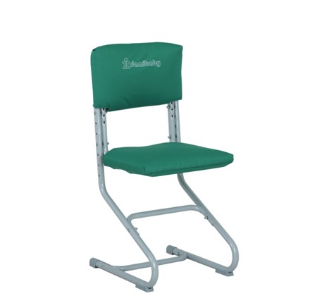 Набор чехлов на сиденье и спинку стула СУТ.01.040-01 Зеленый, ткань Оксфорд в Нижнекамске - изображение