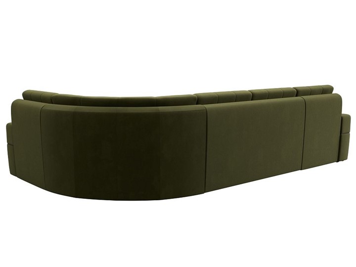 П-образный диван Лига-035, Зеленый (Микровельвет) в Нижнекамске - изображение 6