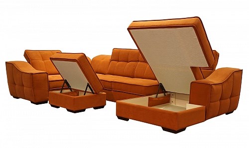 Угловой диван N-11-M (П1+ПС+УС+Д2+Д5+П1) в Набережных Челнах - изображение 2