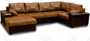 П-образный диван Verdi Плаза 405х210 в Набережных Челнах
