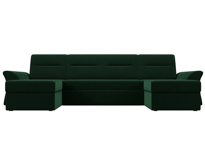 Диван П-образный Клайд, Зеленый (Велюр) в Альметьевске - изображение 7