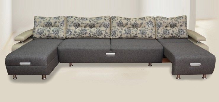 П-образный диван Престиж-15 микс в Набережных Челнах - изображение 1