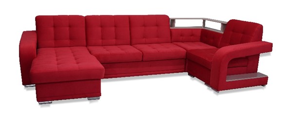 П-образный диван Соня-17 с полкой в Набережных Челнах - изображение