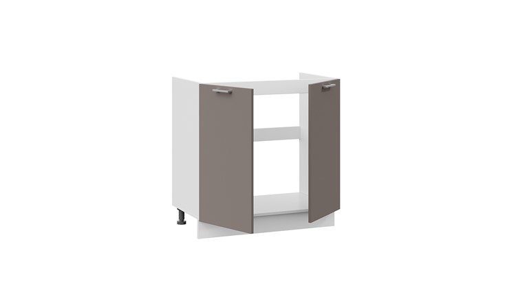 Кухонная тумба под мойку Габриэлла 1Н8М (Белый/Муссон) в Альметьевске - изображение 1