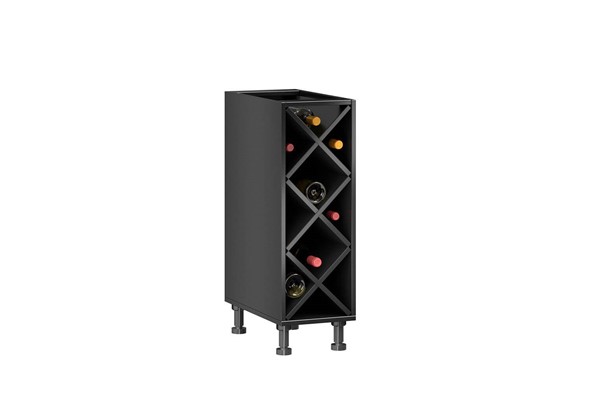 Тумба кухонная винная, Италия ЛД 270.070, черная в Нижнекамске - изображение