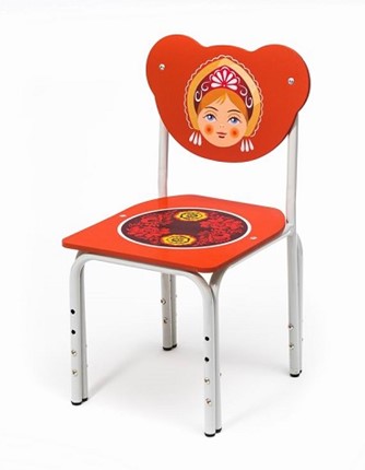 Детский стул Матрешка (Кузя-МТ(1-3)КрСр) в Альметьевске - изображение