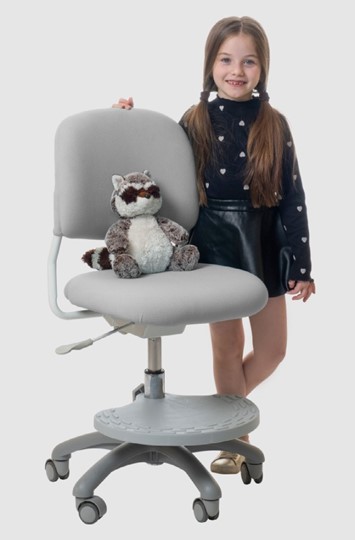 Детское кресло Holto-15 серое в Нижнекамске - изображение 6