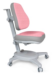 Детское кресло Mealux Onyx (Y-110) G + DPG  - серое + чехол розовый с серыми вставками в Нижнекамске