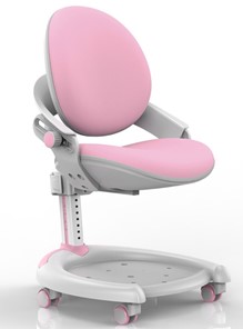 Детское растущее кресло Mealux ZMAX-15 Plus, Y-710 PN Light, белый металл, обивка светло-розовая однотонная в Казани