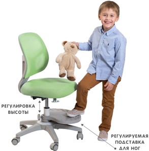 Детское кресло Holto-22 зеленое в Набережных Челнах - предосмотр 2