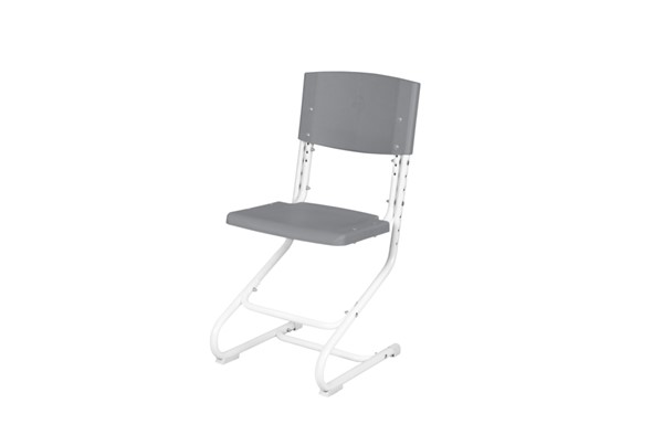 Регулируемый детский стул СУТ.01 Пластик (рост от 130 см), Серый в Нижнекамске - изображение