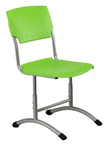 Детский стул регулируемый Отличник.3 3-5, Салатовый RAL 6038/Светло-серый в Нижнекамске