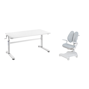 Комплект парта + кресло Imparare Grey + Estate Grey + чехол для кресла в подарок в Альметьевске - предосмотр