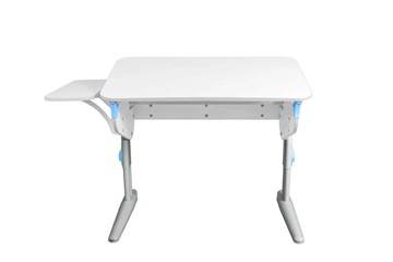 Детский стол-трансформер 5/100 (СУТ.46) + Polka_b 5/550 Рамух белый/серый/ниагара в Нижнекамске