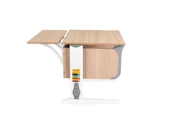 Детский стол-трансформер 6/60 (СУТ.47) + Polka_z 6/600 Ясень/белый/серый в Нижнекамске