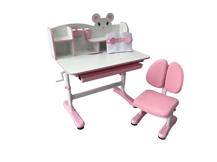 Парта растущая + стул Carezza Pink FUNDESK в Альметьевске - изображение 5