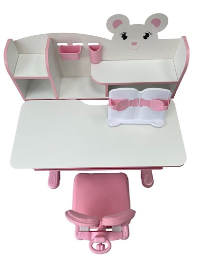 Парта растущая + стул Carezza Pink FUNDESK в Альметьевске - изображение 6