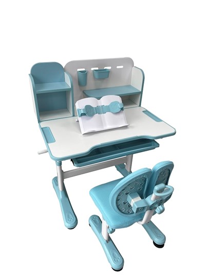 Растущая парта и стул Vivo Blue FUNDESK в Альметьевске - изображение 2