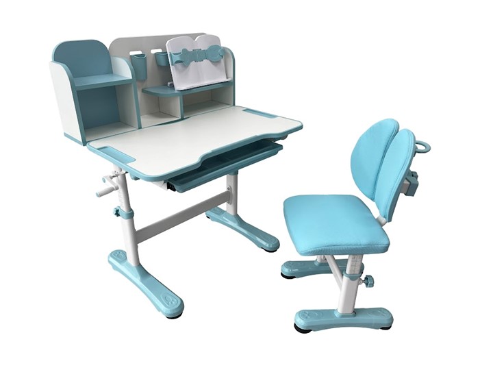Растущая парта и стул Vivo Blue FUNDESK в Альметьевске - изображение 4