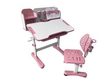 Растущая парта и стул Vivo Pink FUNDESK в Набережных Челнах - предосмотр 1