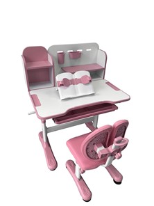 Растущая парта и стул Vivo Pink FUNDESK в Нижнекамске - предосмотр 2