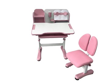 Растущая парта и стул Vivo Pink FUNDESK в Набережных Челнах - предосмотр 3