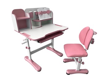 Растущая парта и стул Vivo Pink FUNDESK в Набережных Челнах - предосмотр 4