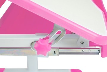 Комплект растущей мебели SET HOLTO-26 с надстройкой (розовый) в Нижнекамске - предосмотр 9