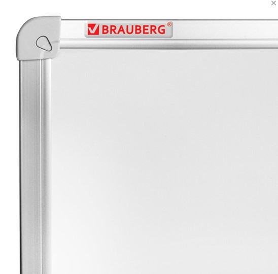 Магнитная доска для рисования BRAUBERG 100х150 см, алюминиевая рамка в Нижнекамске - изображение 3