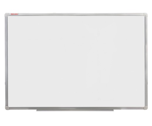 Магнитная доска для рисования BRAUBERG 100х150 см, алюминиевая рамка в Нижнекамске - изображение