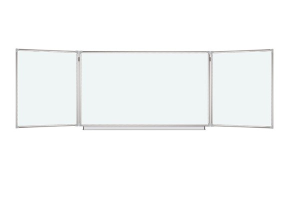 Доска магнитно-маркерная BRAUBERG 100х150/300 см, 3-х элементная в Набережных Челнах - изображение