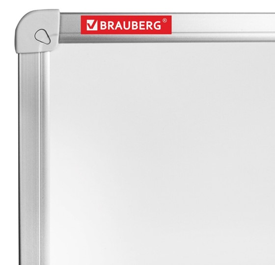 Магнитная доска для рисования BRAUBERG 80х100 см, алюминиевая рамка в Альметьевске - изображение 2