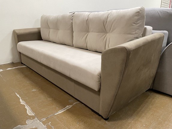 Прямой диван Мальта 1 К БД Карат 2 Карат 26 в Набережных Челнах - изображение