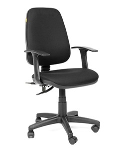 Компьютерное кресло CHAIRMAN 661 Ткань стандарт 15-21 черная в Казани - предосмотр