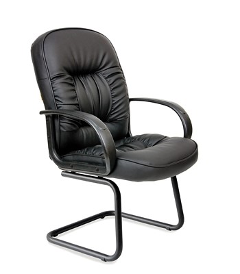 Кресло компьютерное CHAIRMAN 416V экокожа черная в Альметьевске - изображение